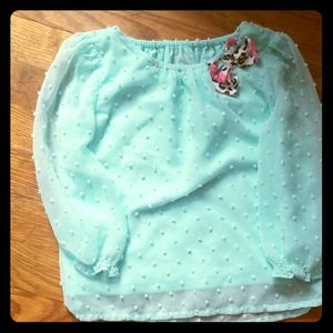 Girls infant long sleeved blouse